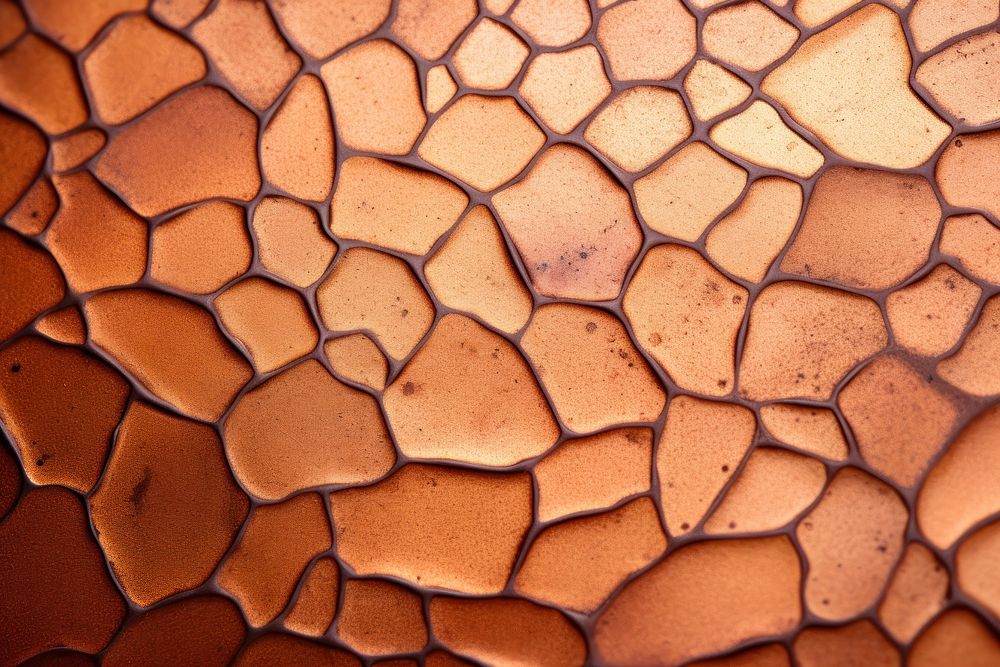Metallic copper texture person human honey.