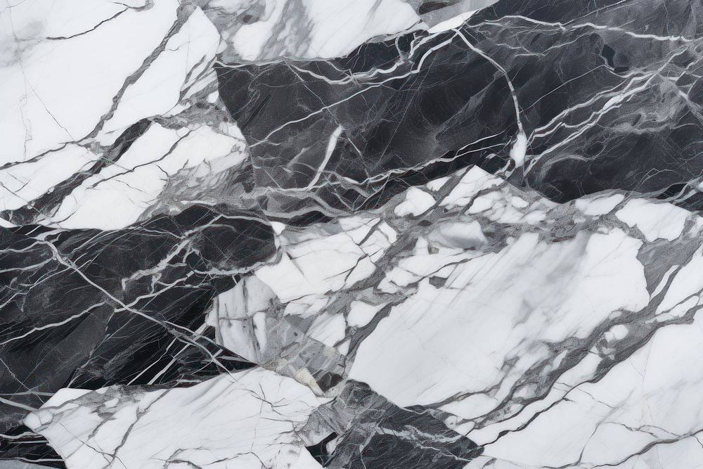 Aesthetic black marble and white marble texture furniture slate rock.