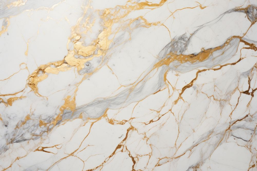 Gold and white marble texture rock.