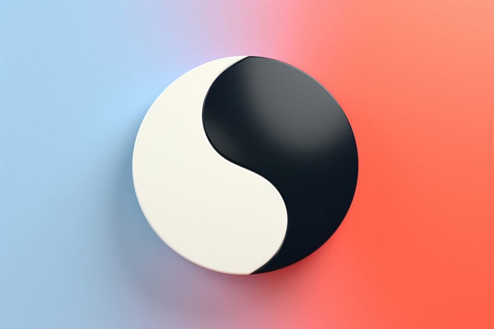 Yin yang symbol sphere racket.