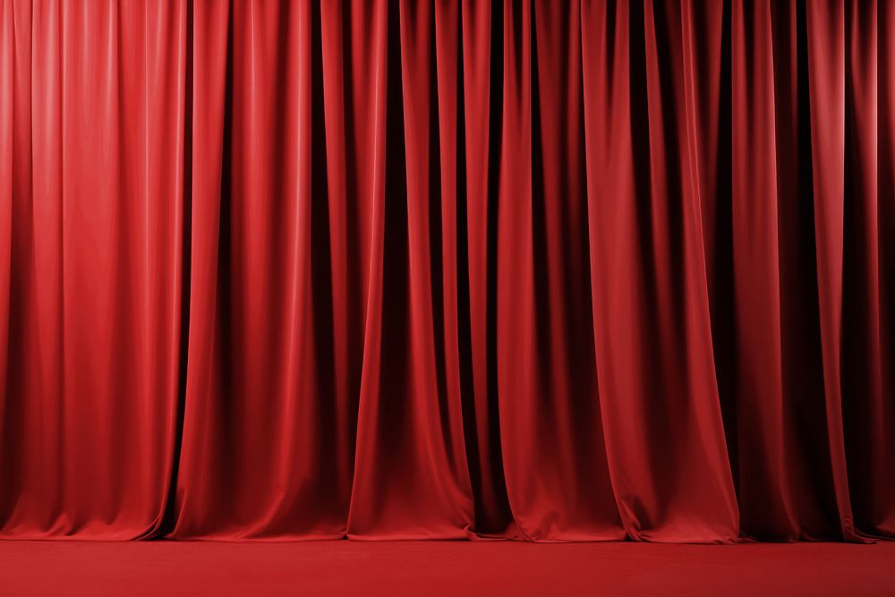 Stage curtain mockup psd