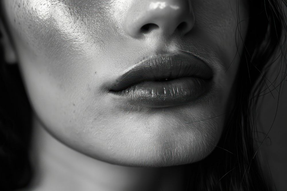 Woman cheek face skin texture photo photography portrait.