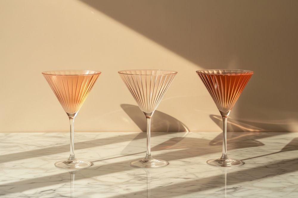 Cocktail glasses beverage alcohol martini.