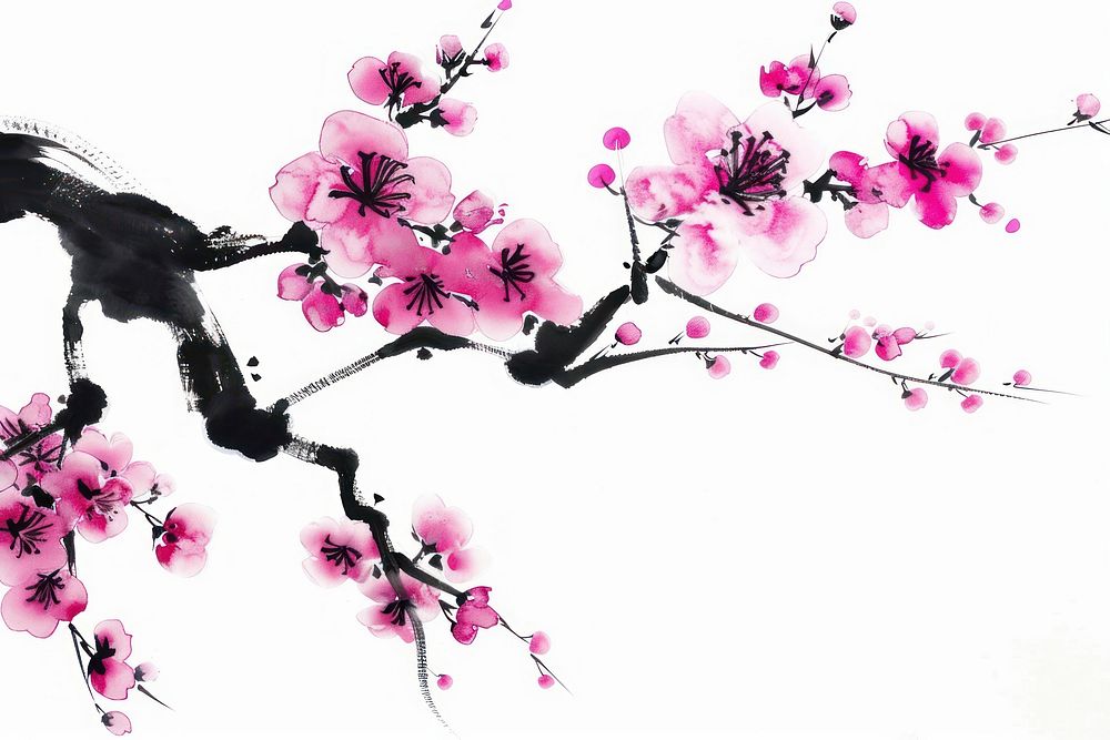 Sakura Japanese minimal chandelier clothing blossom.