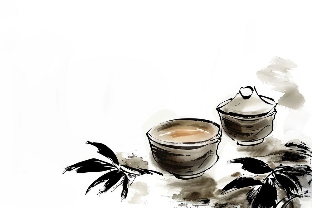 Tea Japanese minimal art beverage coffee.