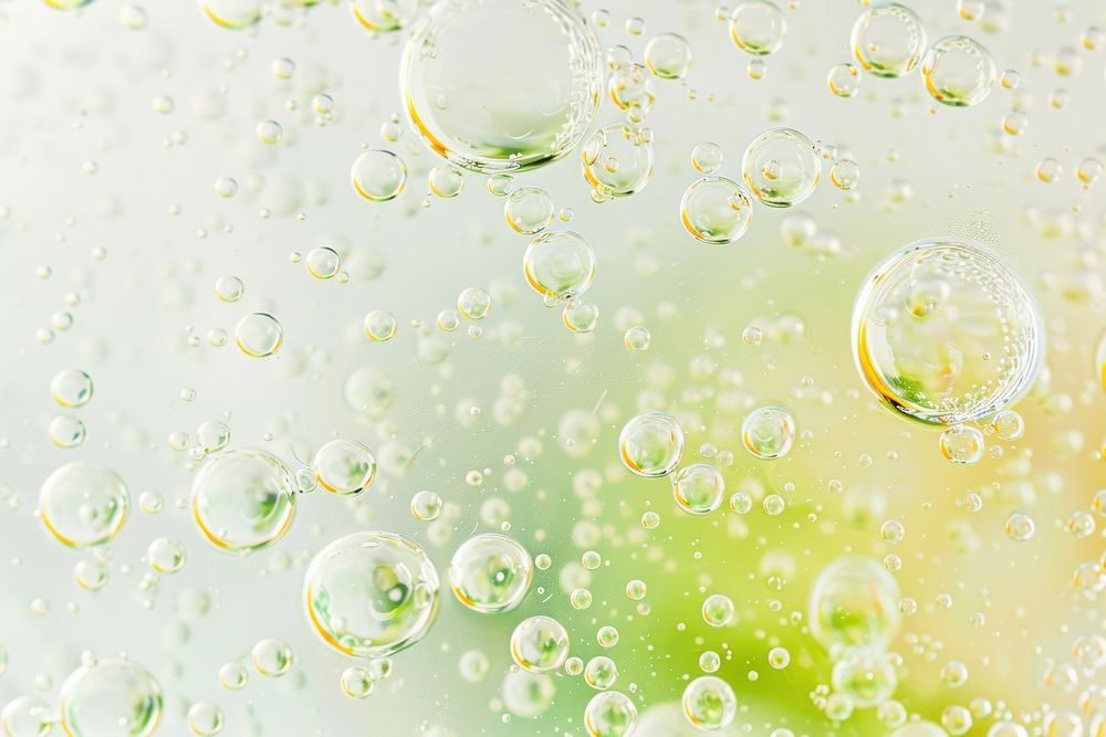 Japanese Melon oil bubble water droplet plant.