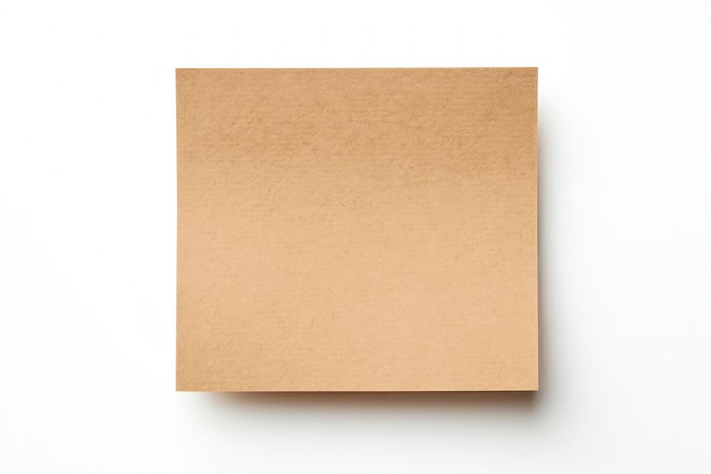 Brown note paper mockup psd