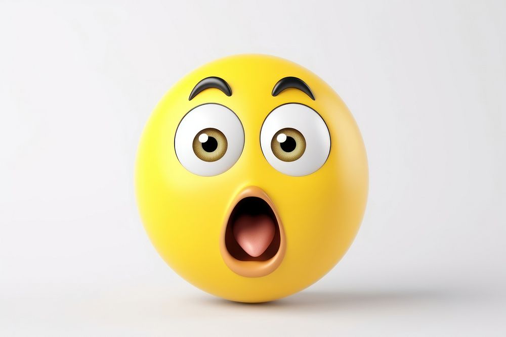 Emoji surprised wow football sphere soccer.