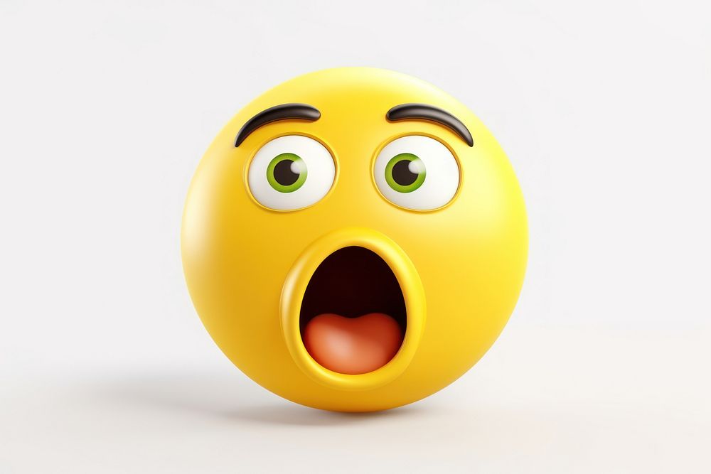 Emoji surprised wow football sphere soccer.