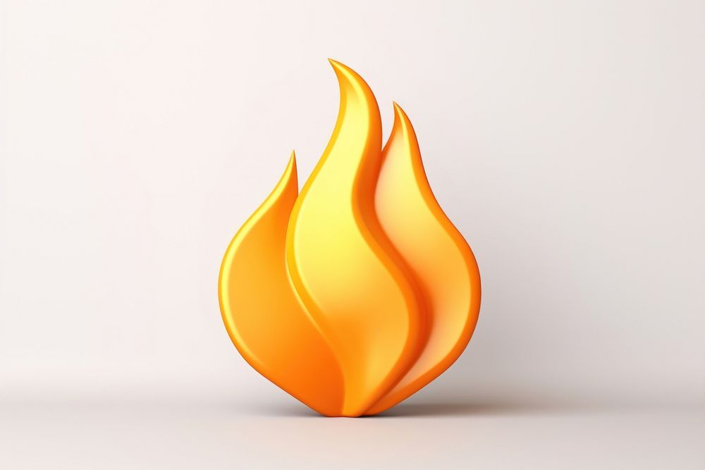 Fire flame icon lamp.
