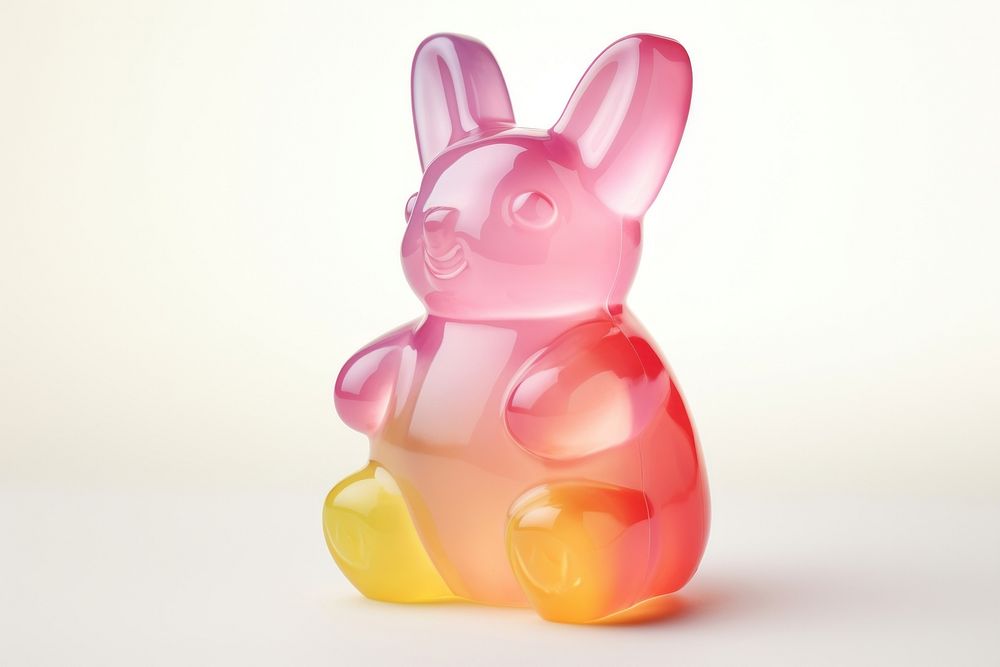 Bunny easter confectionery figurine balloon.