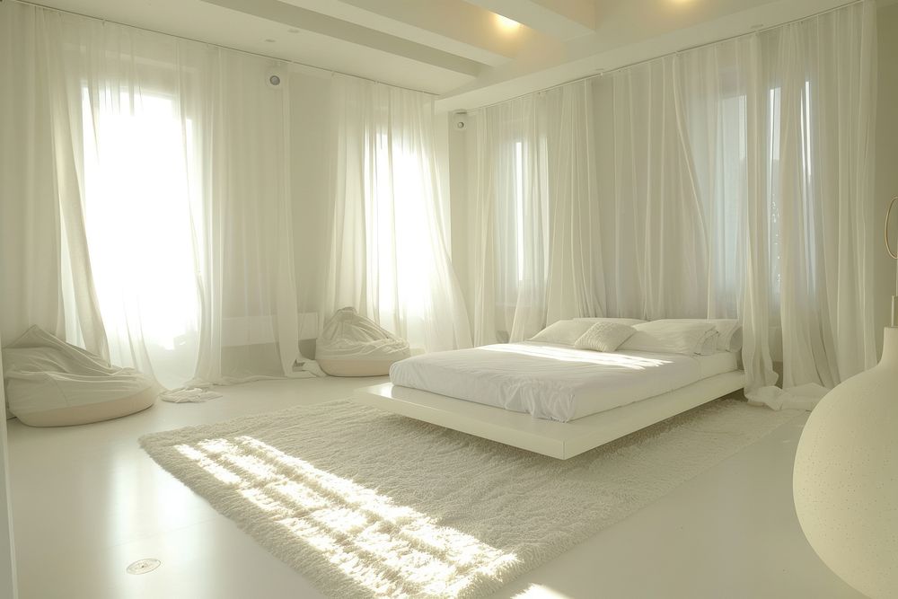 Bedroom interior design furniture indoors.