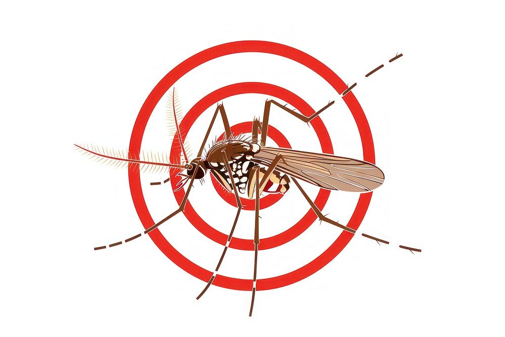Target on mosquito invertebrate weaponry animal.