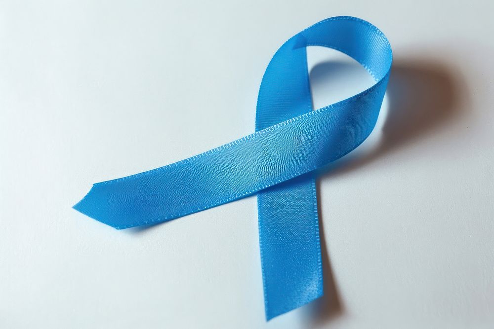 Blue awareness ribbon accessories accessory racket.