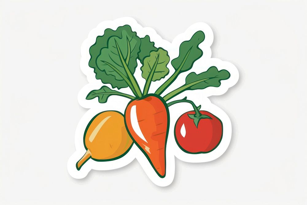 Vegetable produce radish plant.