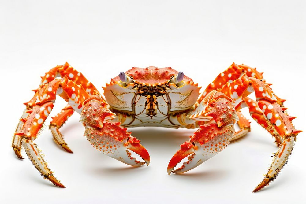 King crab invertebrate seafood lobster.