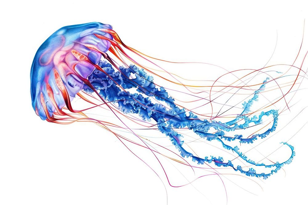 Jellyfish invertebrate lobster seafood.