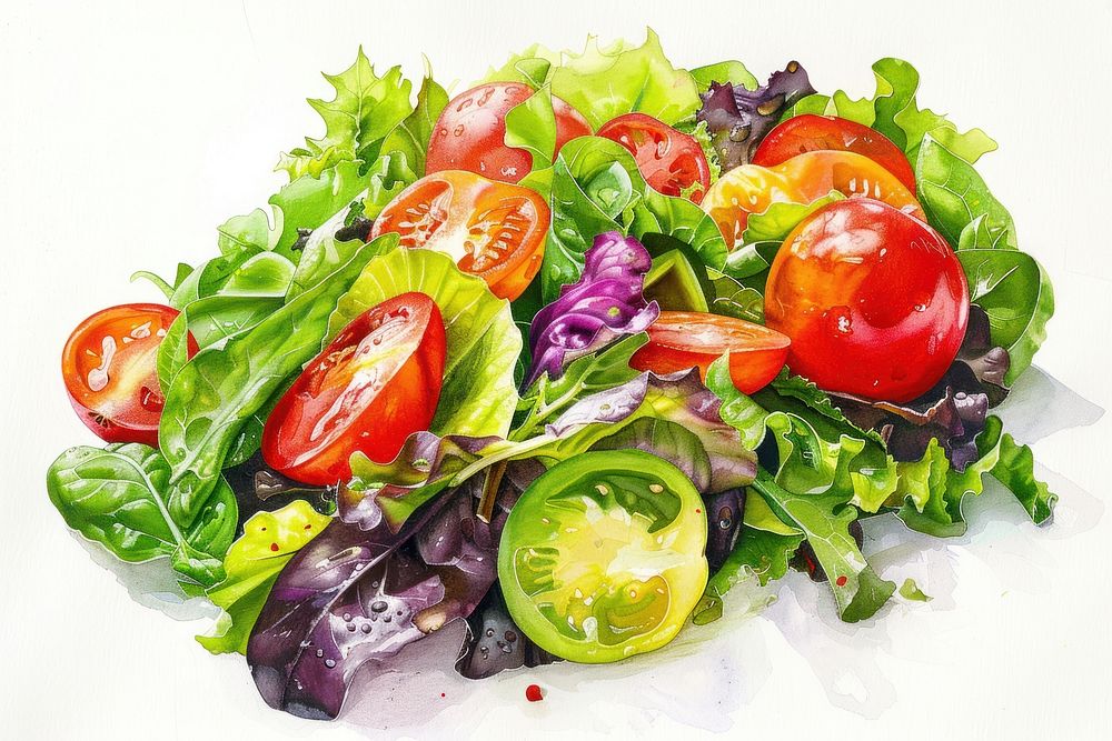 Salad vegetable produce plant.