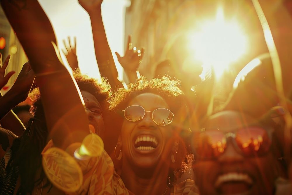 Black people celebrating at pride parade photography accessories accessory.