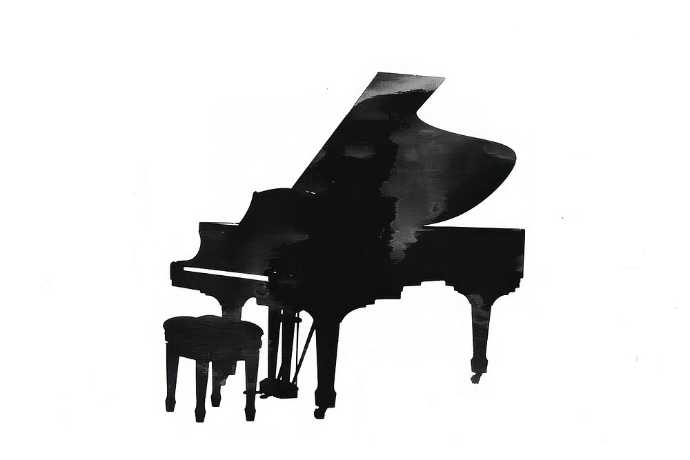 Digital piano keyboard musical instrument grand piano.