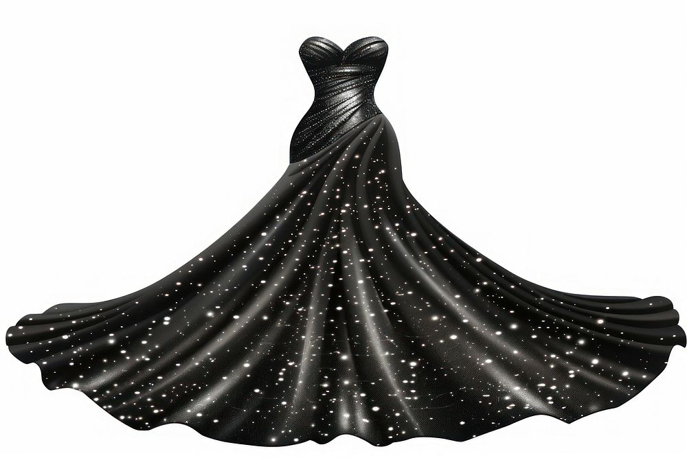 Evening Gown dress gown clothing apparel.