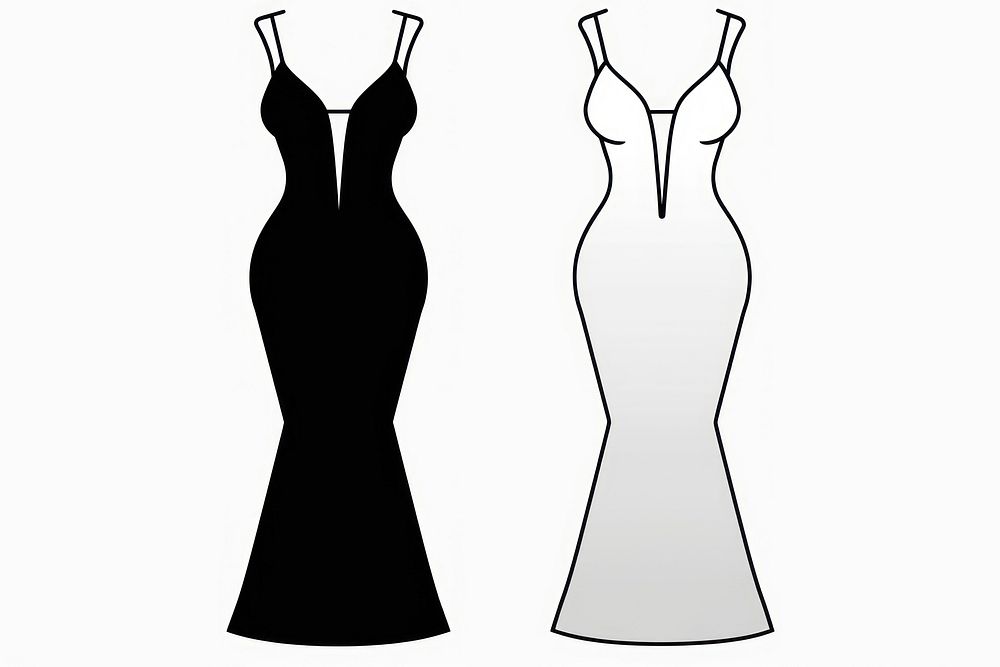 Evening Gown dress gown clothing apparel.