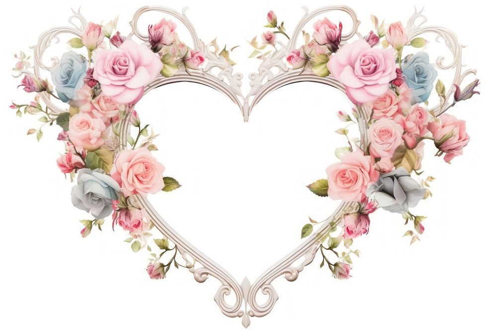 Vintage frame roses art accessories accessory.