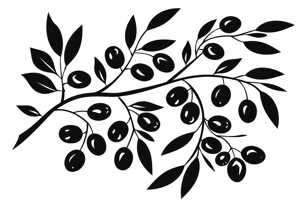 Olive art graphics pattern.