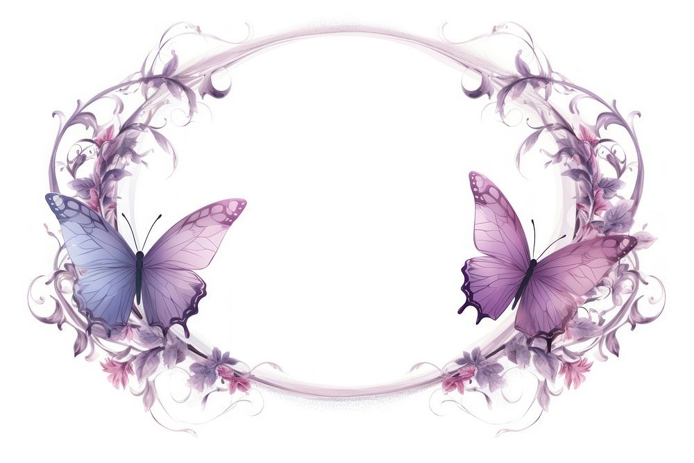 Vintage butterfly frame purple accessories chandelier accessory.