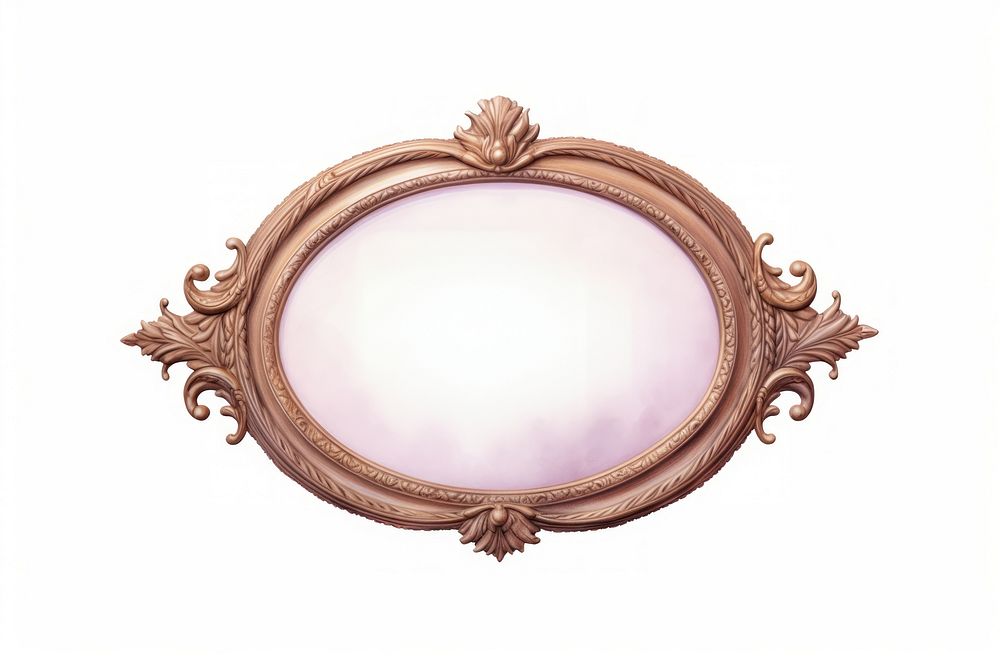 Vintage frame maple leaf oval photography accessories.