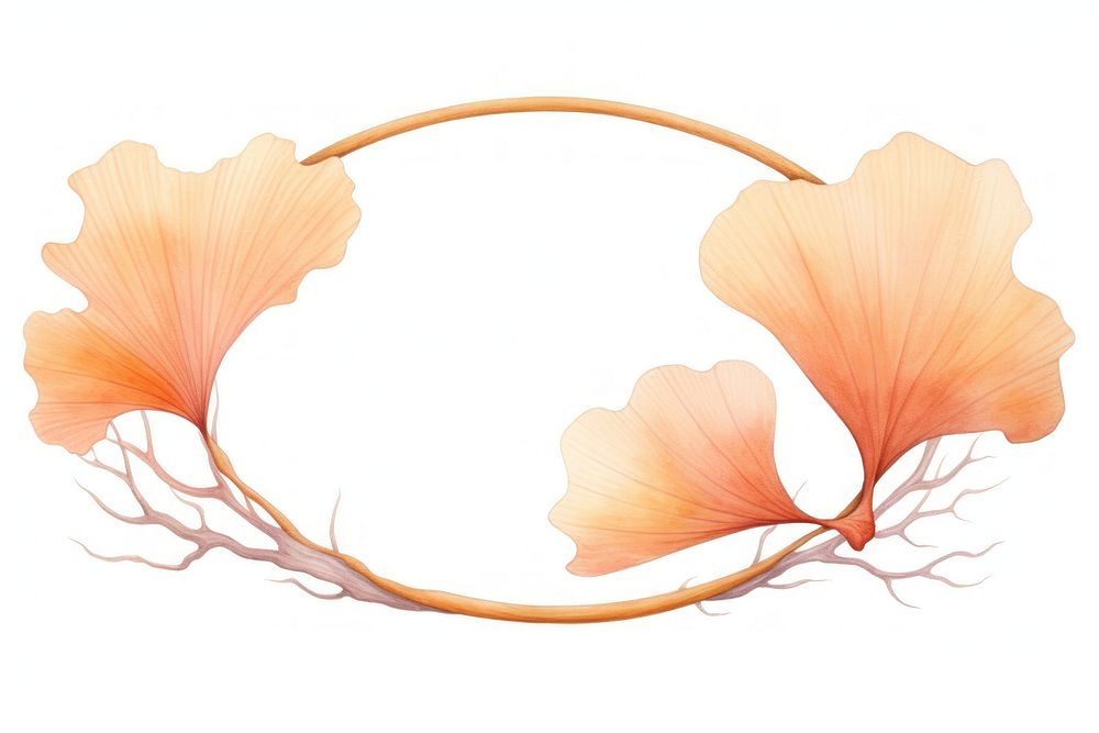 Vintage frame ginkgo leaf accessories accessory blossom.