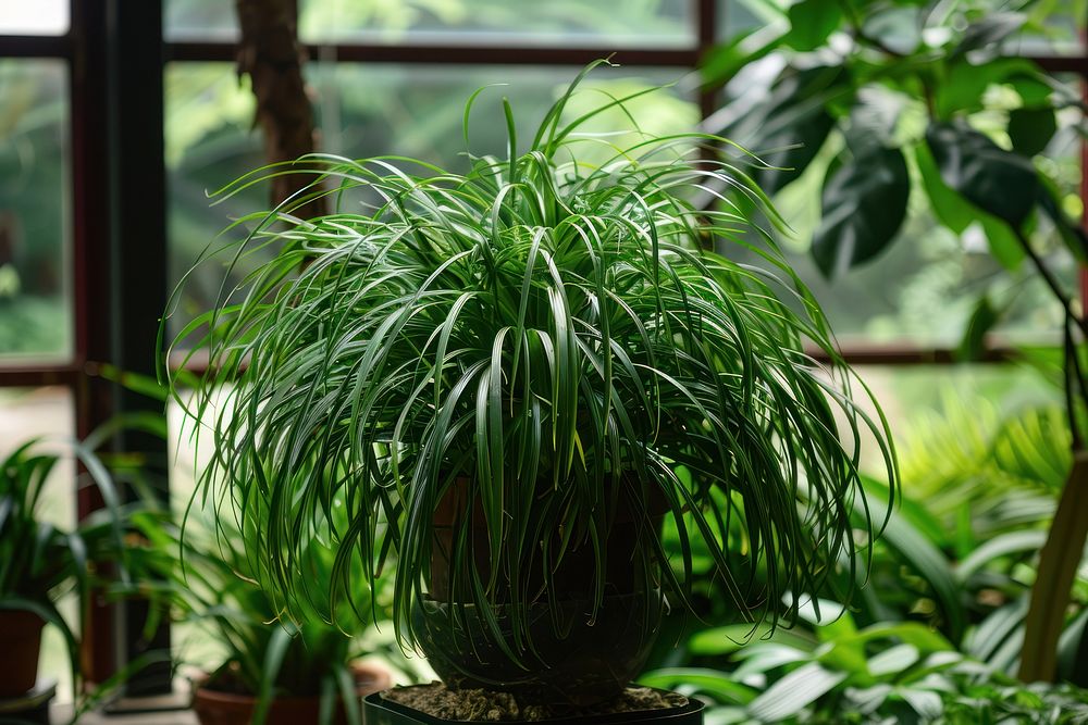 Ponytail Palm plant vegetation outdoors nature.