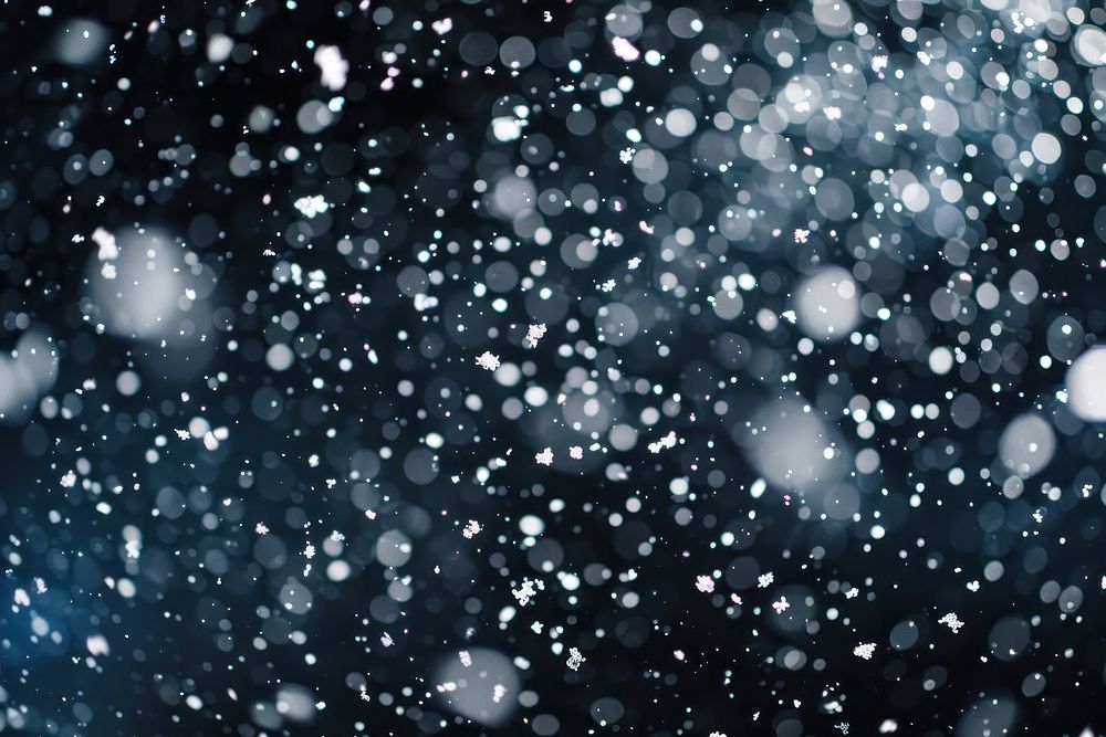 Snow falling outdoors texture glitter.