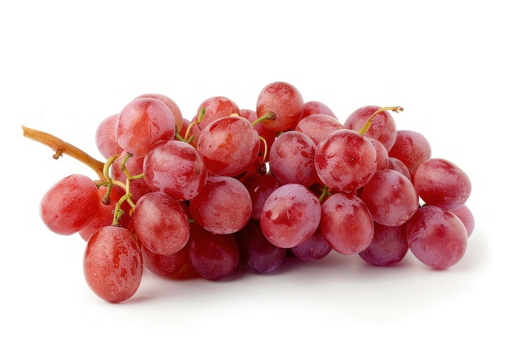 Red grapes produce fruit plant.