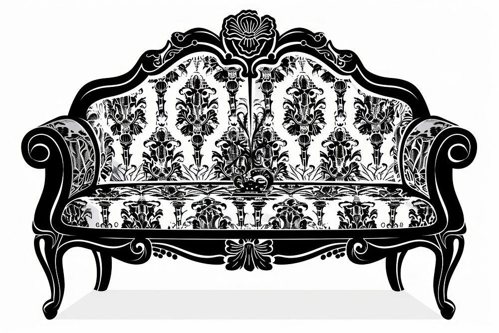 Traditional Sofa furniture couch bench.