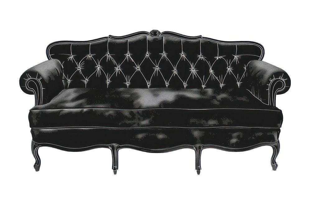 Tufted Sofa furniture couch chair.