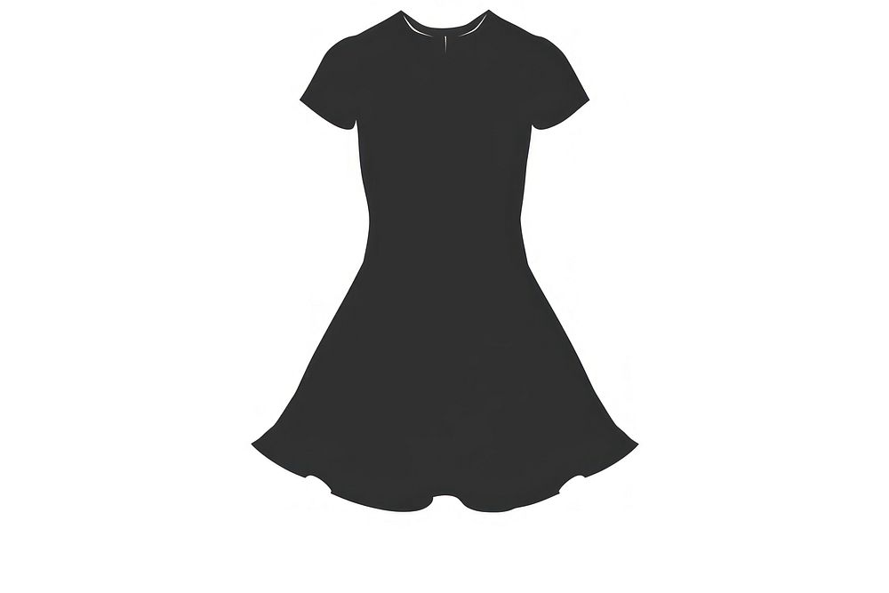 Tunic dress silhouette clothing apparel.