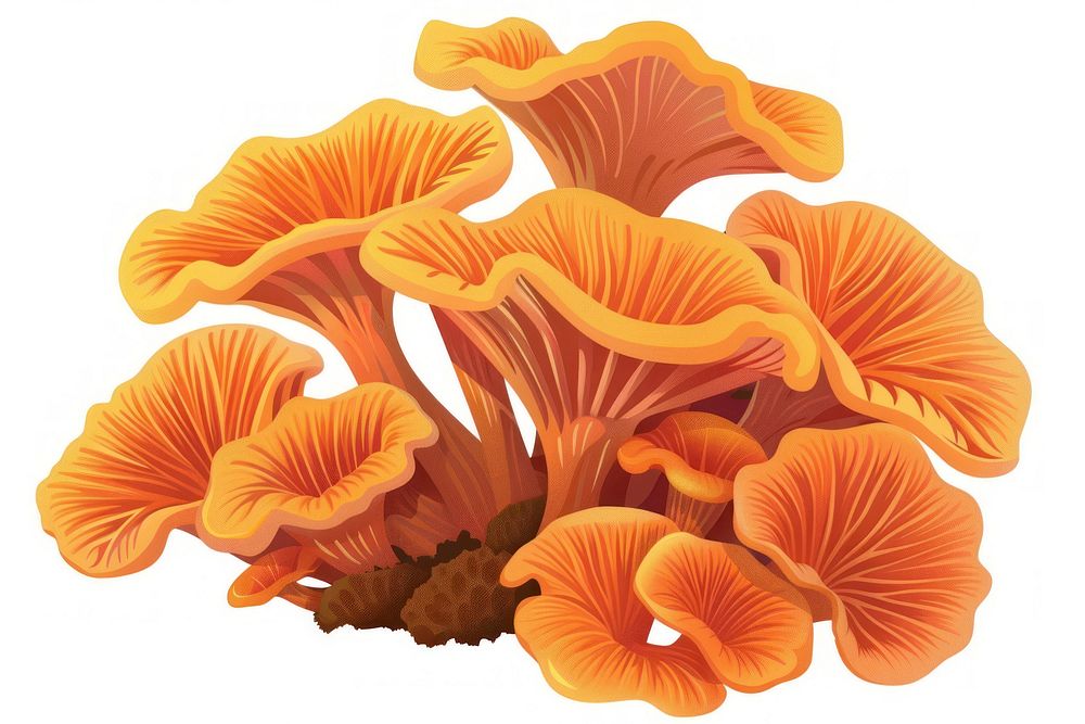 Mushroom Coral mushroom amanita blossom.