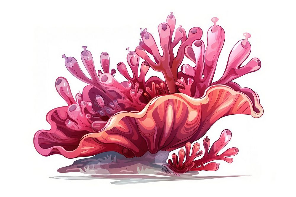 Wonder Coral art invertebrate graphics.