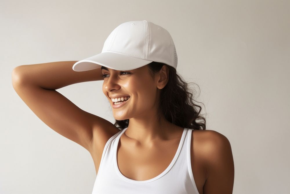 Sportswear apparel woman cap.