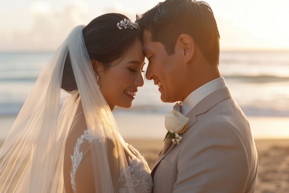 Southeast Asian groom photography wedding dress.
