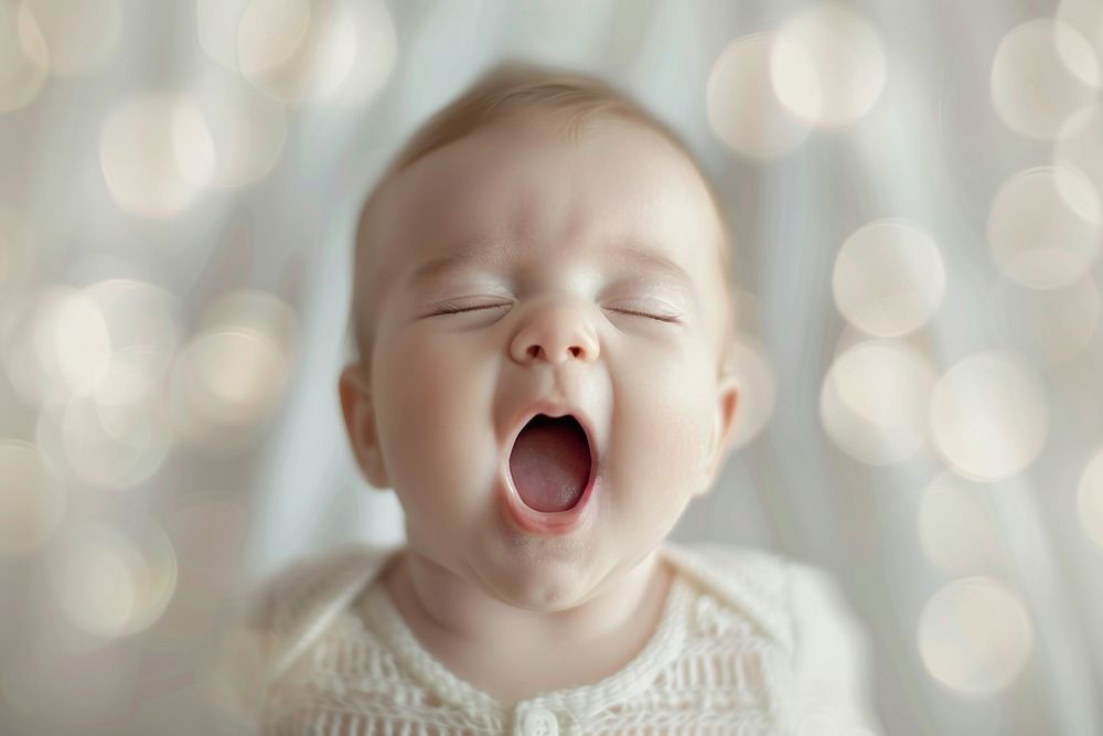 Baby Yawn medication yawning person.