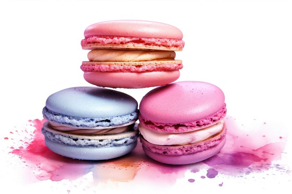 Vintage of macaron macarons confectionery sweets.