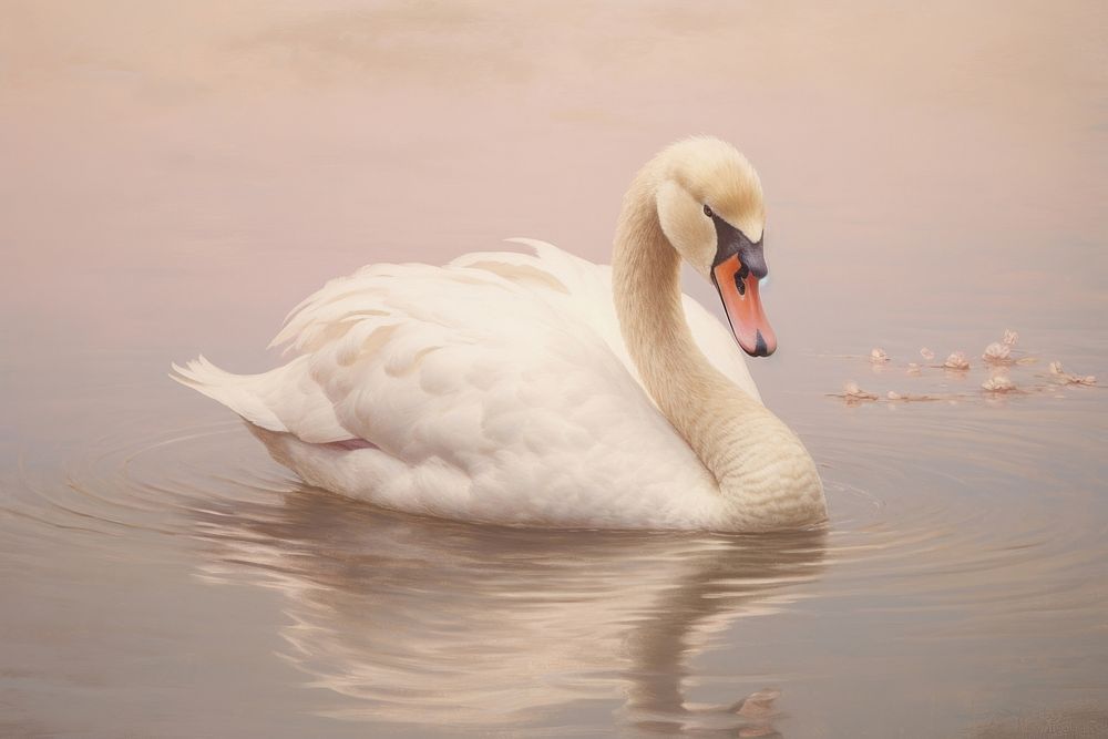 Swan swan anseriformes waterfowl.