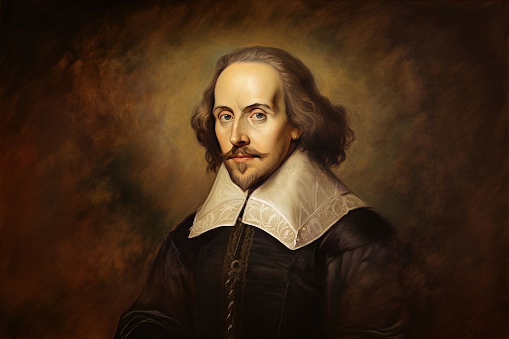 Shakespeare painting art man.
