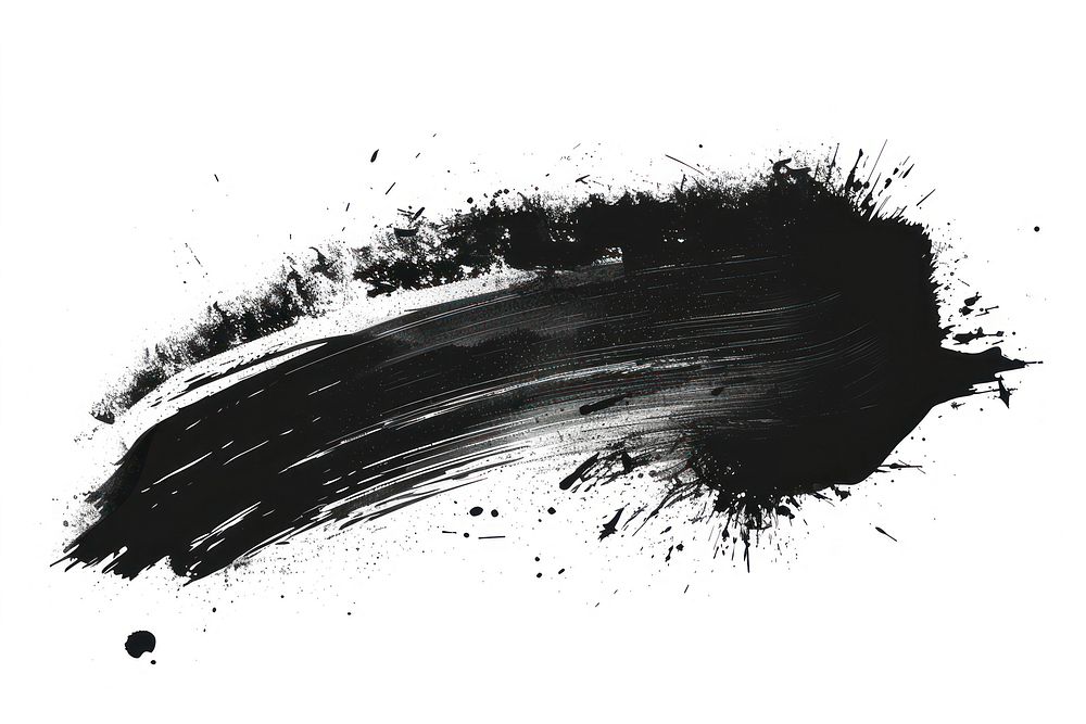 paint brush stroke drawing illustrated | Premium Photo Illustration ...