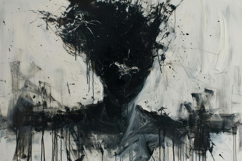 Mental illness painting art modern | Free Photo Illustration - rawpixel