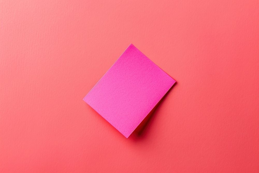 Sticky note paper text business card.