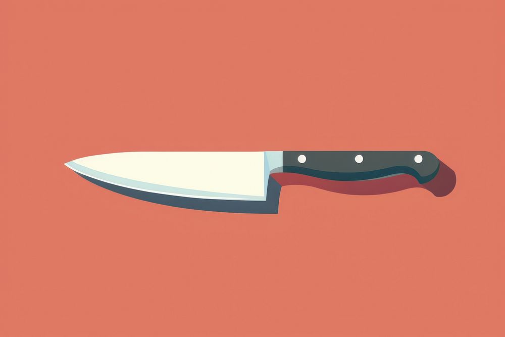 Chopping knife weaponry cutlery dagger.