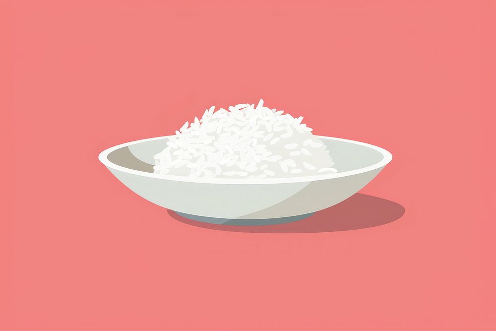Plate of rice produce grain bowl.